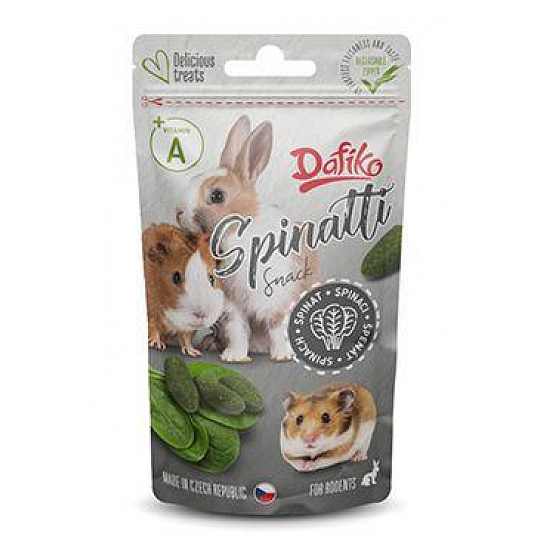 Dafiko snack pro hlodavce  spinatti 50g