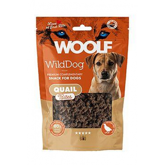 WOOLF WildDog poch. Bites Soft Quail 100g