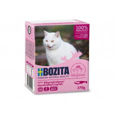 BOZITA Krevety v omáčce - mokré krmivo pro kočky - 370g