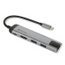 Verbatim 49141 rozbočovač rozhraní USB 3.2 Gen 1 (3.1 Gen 1) Type-C 1000 Mbit/s Černá, Stříbrná