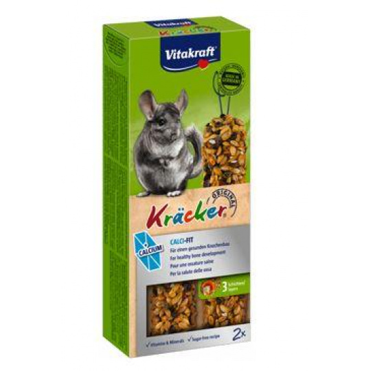 Vitakraft Rodent Kräcker Chinchilla Calcium tyč 2ks
