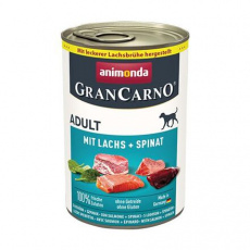Animonda pes GRANCARNO konz. ADULT losos/špenát 400g Animonda pes GRANCARNO konz. ADULT losos/špenát 400g