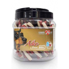 Pochoutka pes Duo Stix 12cm mléko+hovězí 45ks Pochoutka pes Duo Stix 12cm mléko+hovězí 45ks