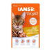 Iams Cat Adult kuře a krůta v omáčce kapsa 85g