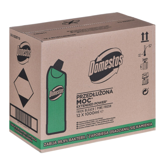 DOMESTOS ČISTIČ WC BOROVICE 1L x 12