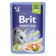 BRIT Premium by nature Trout fillets - mokré krmivo pro kočky - 85g