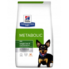 HILL'S PRESCRIPTION DIET Canine Metabolic Mini Suché krmivo pro psy Kuřecí maso 1 kg