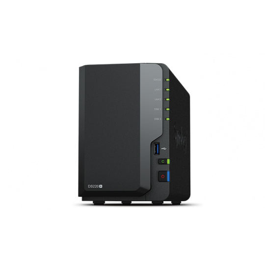 Synology DiskStation DS220+ úložný server NAS Kompaktní Připojení na síť Ethernet Černá J4025