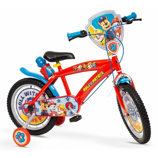 Dětské kolo 16" Paw Patrol Red 1678 NEW TOIMSA