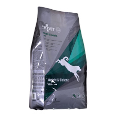 TROVET Weight & Diabetic WRD with chicken - suché krmivo pro psy -  3 kg