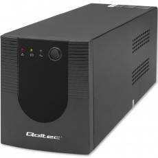 Qoltec 53776 zdroj nepřerušovaného napětí Line-interaktivní 1,5 kVA 900 W 4 AC zásuvky / AC zásuvek