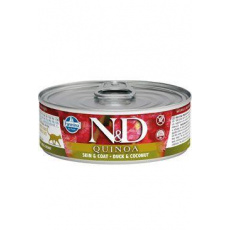 N&D CAT QUINOA Adult Duck & Coconut 80g N&D CAT QUINOA Adult Duck & Coconut 80g