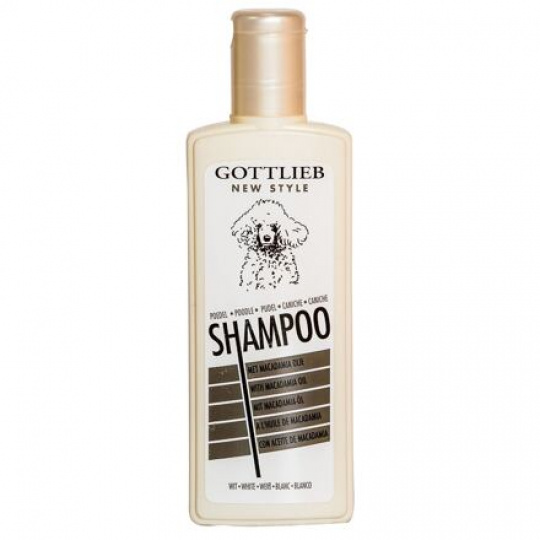 Gottlieb Pudel šampon 300 ml - pro bílé pudly s makadamovým olejem