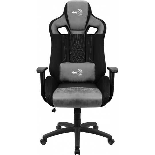 Aerocool EARL AeroSuede Univerzální herní židle Černá, Šedá