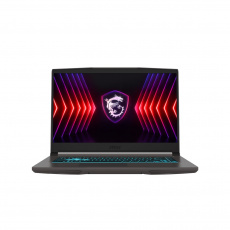 MSI Thin 15 B12VE-1817XPL Intel® Core™ i5 i5-12450H Laptop 39,6 cm (15.6") Full HD 16 GB DDR4-SDRAM 512 GB SSD NVIDIA GeForce RTX 4050 Wi-Fi 6E (802.11ax) NoOS Šedá