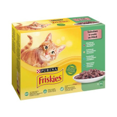Nestlé Friskies cat Multipack hovädzie&kura&tuniak&treska kapsička 12x85 g