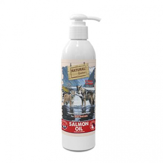 Natural Greatness olej z łososia Cat & Dog, 250 ml