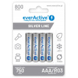 Nabíjecí baterie everActive Ni-MH R03 AAA 800 mAh Silver Line