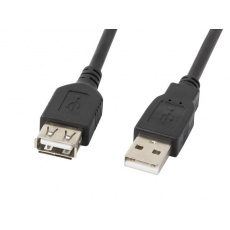 Lanberg CA-USBE-10CC-0007-BK USB kabel USB 2.0 0,7 m USB A Černá