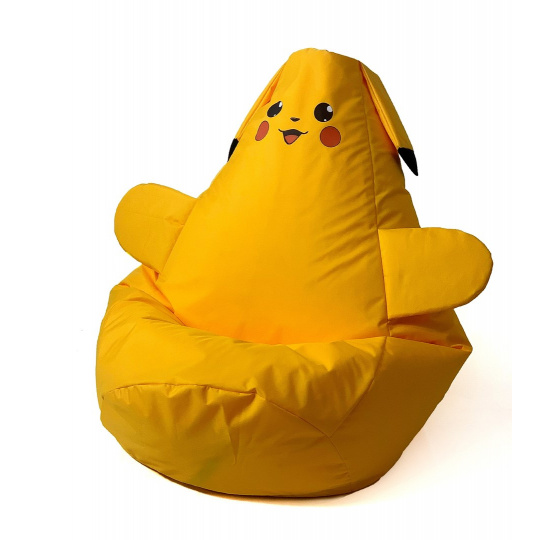 Pikachu žlutá taška Sako pouffe L 105 x 80 cm