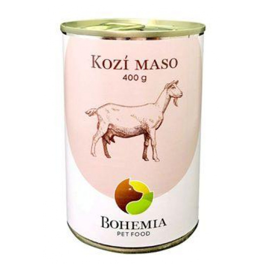 BOHEMIA MASO Kozí ve vlastní šťávě 400g