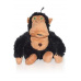 Hračka pes Crazy monkey černá 36cm