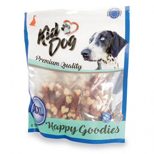 KIDDOG kachní prsa na kalciové kostičce 500 g