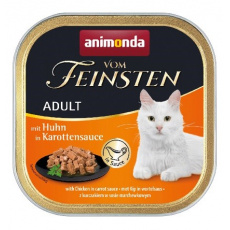 ANIMONDA Vom Feinsten Adult Chicken in carrot sauce - mokré krmivo pro kočky - 100g