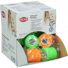 Samodržící bandážová obinadla s hořkou přísadou 5 cm/4,5 m (14x zelen.,13x oranž.) [27 ks]