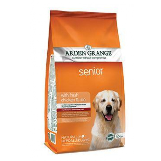 Arden Grange Dog Senior with fresh Chicken&Rice 12kg Arden Grange Dog Senior with fresh Chicken&Rice 12kg