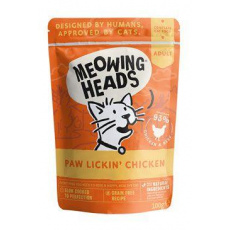 MEOWING HEADS Paw Lickin’ Chicken kapsa 100g MEOWING HEADS Paw Lickin’ Chicken kapsa 100g