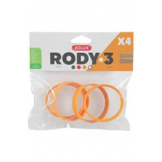 Komponenty Rody 3-spojovací kroužek žlutý 4ks Zolux Komponenty Rody 3-spojovací kroužek žlutý 4ks Zolux