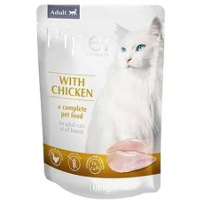 PIPER CAT kapsička pro kočky, kuřecí 100g PIPER CAT kapsička pro kočky, kuřecí 100g