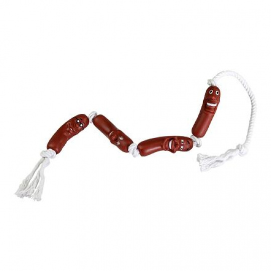 Vinylové klobásky na bavlněném laně 78 cm HipHop Dog Vinylové klobásky na bavlněném laně 78 cm HipHop Dog