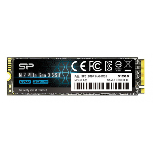 Silicon Power P34A60 M.2 512 GB PCI Express SLC NVMe