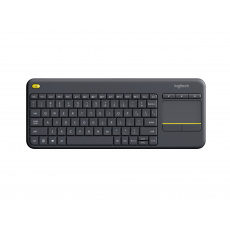 Logitech K400 Plus klávesnice RF bezdrátový QWERTY Holandský Černá