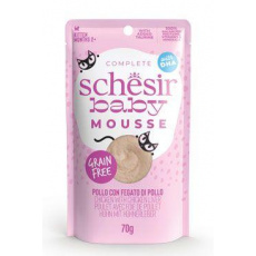 Schesir Cat kapsa Kitten Lifestage Mousse kuře 70g Schesir Cat kapsa Kitten Lifestage Mousse kuře 70g