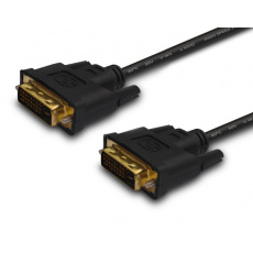 Savio CL-31 DVI kabel 1,8 m DVI-D Černá