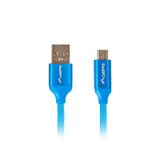 LANBERG CABLE USB 2.0 MICRO-B (M) - A (M) 1M QC