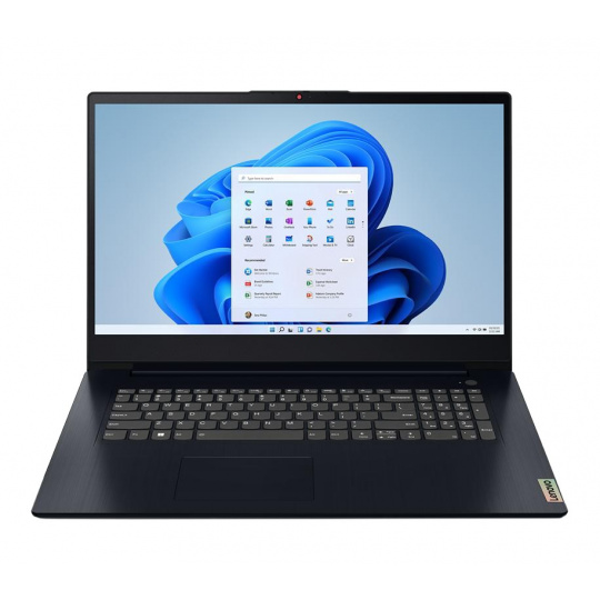 Lenovo IdeaPad 3 Intel® Core™ i5 i5-1235U Laptop 43,9 cm (17.3") Full HD 8 GB DDR4-SDRAM 512 GB SSD Wi-Fi 5 (802.11ac) Windows 11 Modrá