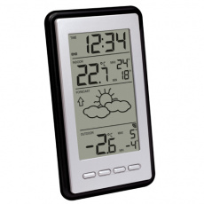 Technoline WS 9130-IT digitální meteorologická stanice Černá, Stříbrná
