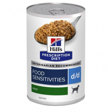 HILLS PD Ca Adult d/d Alergen Free Skin & Food Sensitive Duck Konzerva 370 g