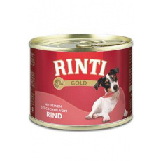 Rinti Dog Gold konzerva hovězí 185g Rinti Dog Gold konzerva hovězí 185g