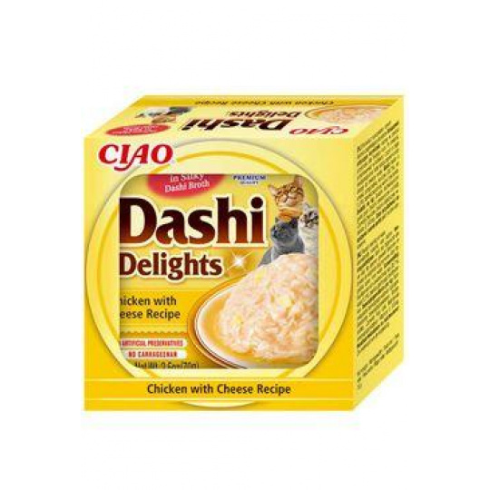 Churu Cat Dashi Delights Chicken with Cheese 70g Churu Cat Dashi Delights Chicken with Cheese 70g