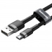 Baseus CAMKLF-BG1 USB kabel 1 m 2.0 USB A Micro USB Černá