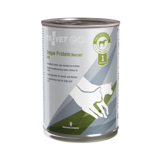 TROVET Unique Protein UPH with horse - Mokré krmivo pro psy a kočky - 400 g