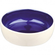 Keramická miska s glazurou 300ml/13 cm - krémovo/modrá