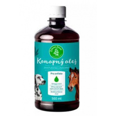 Konopný olej pro zvířata 500ml Konopný olej pro zvířata 500ml