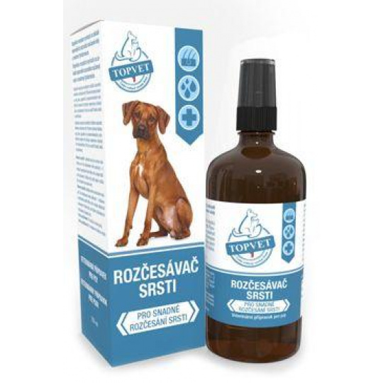 Rozčesávač srsti pro psy TOPVET 100ml Rozčesávač srsti pro psy TOPVET 100ml