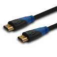 Savio CL-49 HDMI kabel 5 m HDMI Typ A (standardní) Černá, Modrá